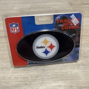 Pittsburgh Steelers NFL  Plastic‎ Trailer Hitch Cover 4x6 NFL Football Truck